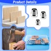 warmfarm 36 Pcs Hammer Handle Wedges Kit,Wood & Metal Wedges