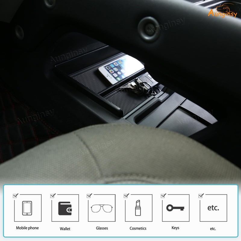 Aunginsy Center Console Organizer Tray Compatible with Land Rover Defender