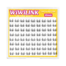 Freya Lash Clusters, 10mm Natural Wispy D Curl Individual Lashes