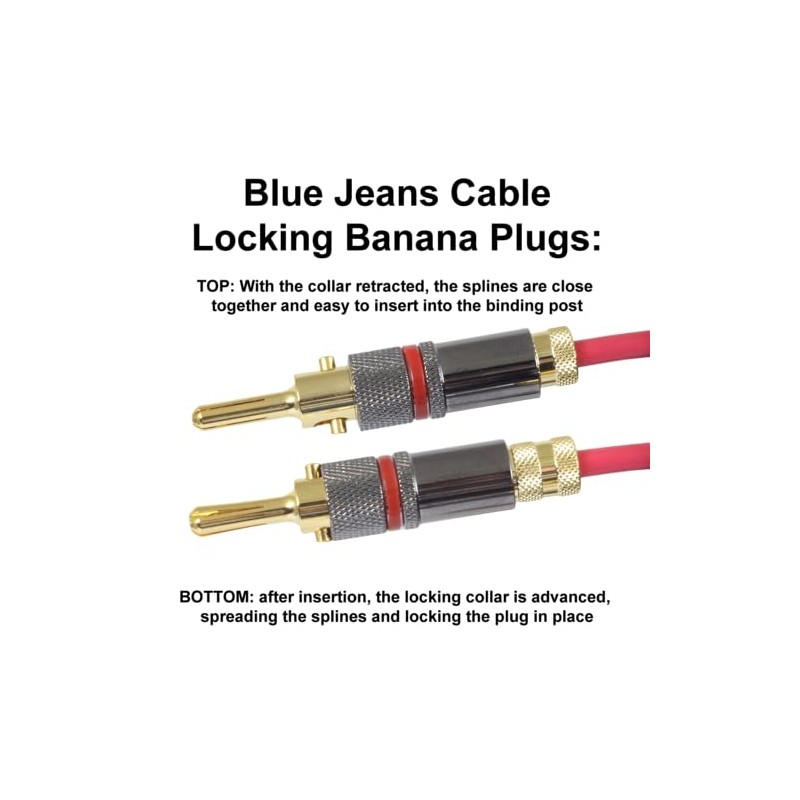 Blue Jeans Cable Canare 4S11 Speaker Cable, with Welded Locking