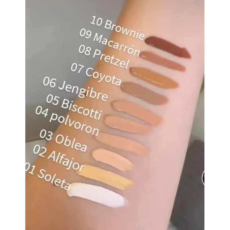 Corrector Liquido Bissú Tono 09 - Macarrón