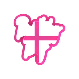 LissieLou Birthday Boy Cookie Cutter Happy Birthday Icing Stamp Fondant Embosser - Pink