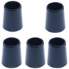 ANCLLO 5 x Black Golf Club Rubber Sleeve for Wood