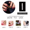 MISUD Goth Press on Nails Short Square Fake Nails Matte