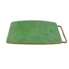 Axesoria Brass Distressed and Hammered Belt Buckle with Patina finish