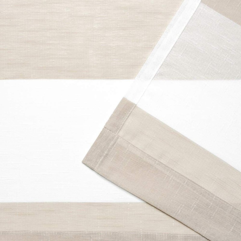 Exclusive Home Curtains Darma Light Filtering Semi-Sheer Linen Rod Pocket