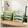 Bokon Sage Green 6 Pack Classroom Turn in Trays, Stackable