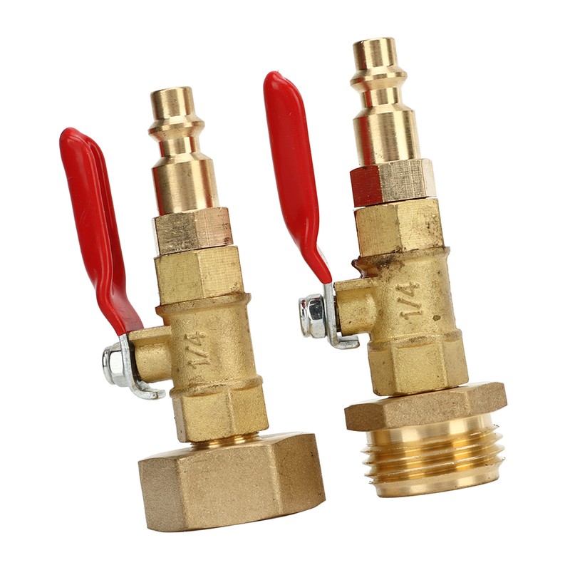 2pcs Brass Winterize Blowout Adapter 3/4 Internal and External Thread
