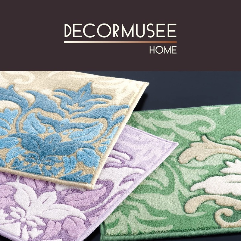 SENKO DECORMUSEE 32096 Samira Bath Mat, Approx. 17.7 x 23.6
