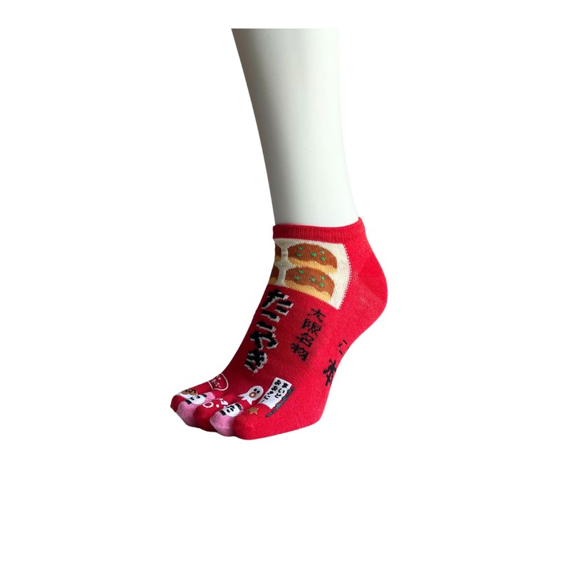 [Mode Select] Women's 5 Toe Socks, Characters, 2 Pairs Set,