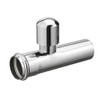 HAAS 2124 Bath Siphon Extension Pipe DN30/32 Extension Piece Chrome-Plated
