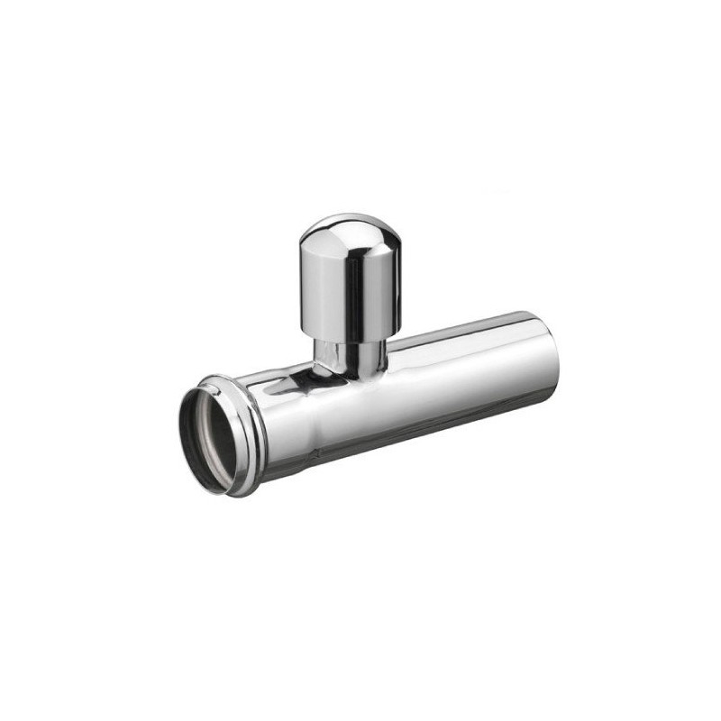 HAAS 2124 Bath Siphon Extension Pipe DN30/32 Extension Piece Chrome-Plated