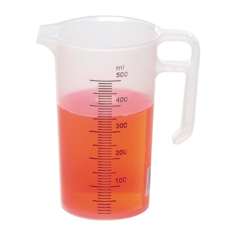 Pro-Measures Polypropylene Measuring Jug, 500 ml Capacity