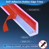 Rubber Edge Trim, Self Adhesive L Shaped Edge Trim, Small