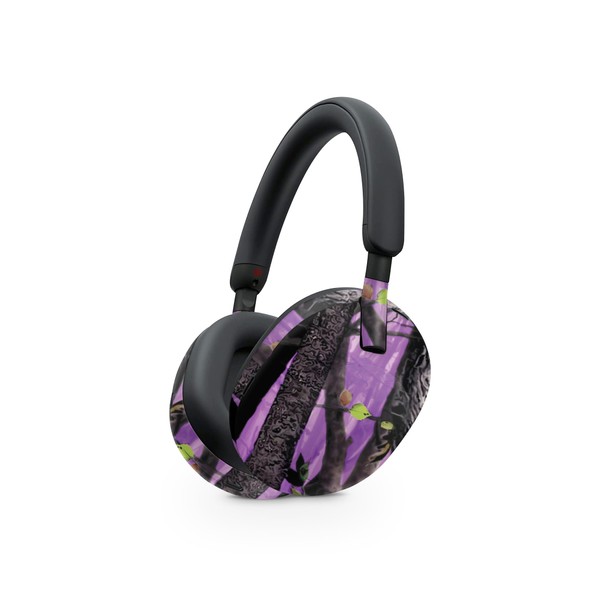 MightySkins Skin Compatible with Sony WH-1000XM5 Headphones - Purple Tree