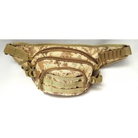 East West U.S.A FC102 Tactical Military Digital Camouflage Fanny Pack, Tan/Camo