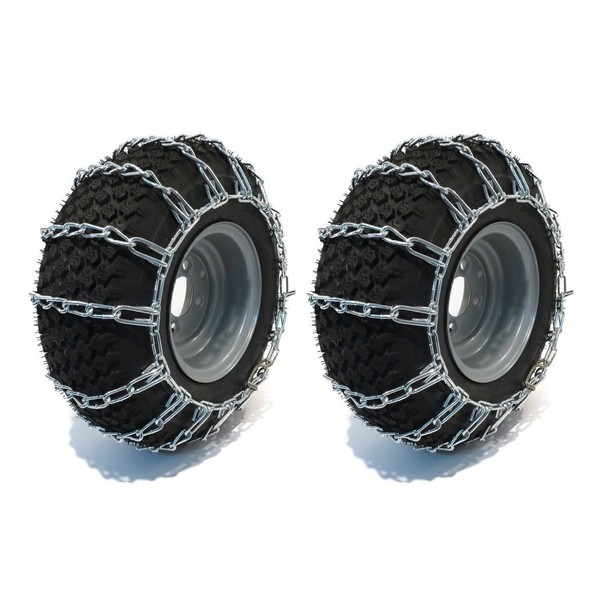 The ROP Shop New Pair 2 Link TIRE Chains 13x5x6