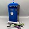 Unbranded Doctor Who TARDIS, Blue Police Box Pencil Box/Desktop Organizer