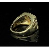 NewAgeBling Icy Nugget 14k Gold Tone AAA Cz Hip Hop