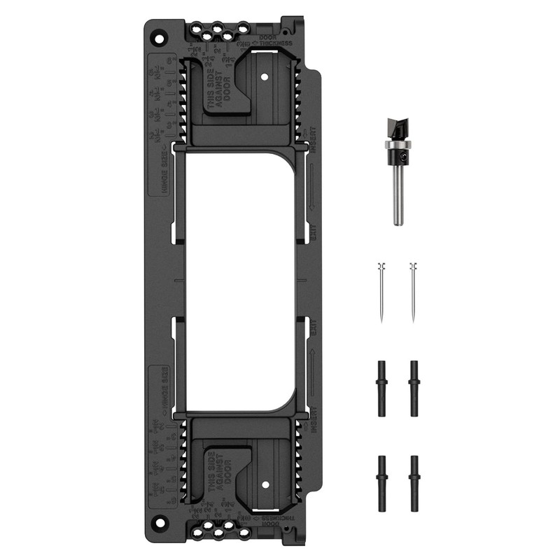 Hinge Drilling Jig Installation Locator Template for 2‑1/2 to 6