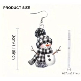 Unbranded Snowman Earrings