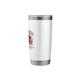 Brains VS Heart Funny Philosophy Lovers Clever Humor Graphic Stainless Steel Insulated Tumbler