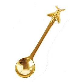 Bumble Bee Themed Gold-colored Brass Spoon