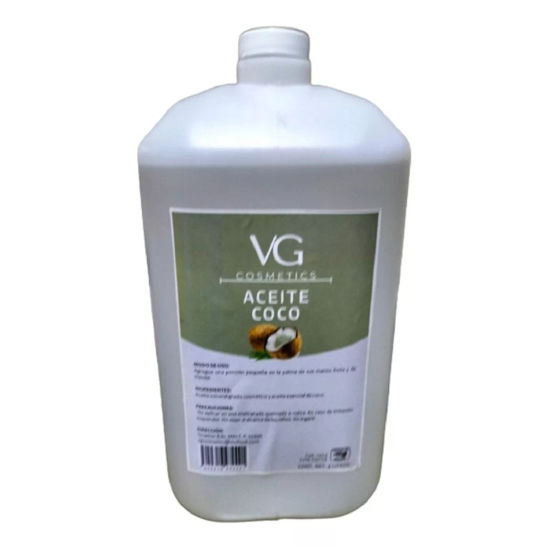 VGCOSMETICS Aceite Masajes Coco Corporal Spa Profesional 4 Litros