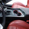 JeCar for Challenger Red Interior Cup Holder Trim Decor Cover