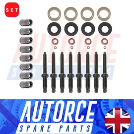 Injector Stud Nut Seal Washer Oring Kit For FORD Fiesta Focus Fusion 1981.85 1982.63, 1233685, 1982.63 - AUTORCE