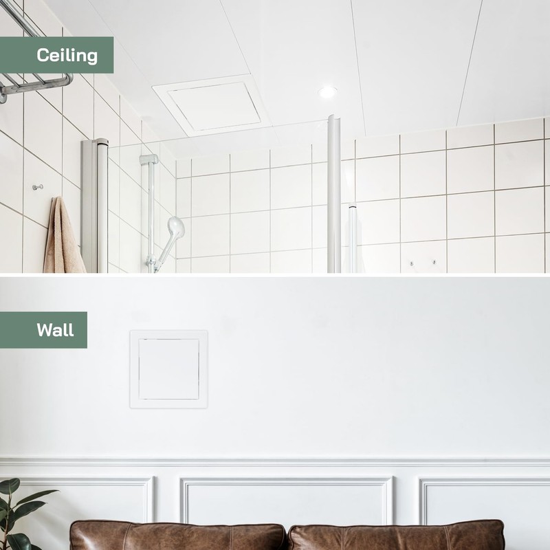 Vent Systems 6'' x 6'' Inch White Metal Access Panel