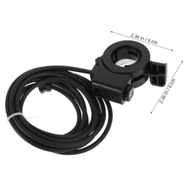 GRIRIW Plastic Replacement Finger Throttle Ebike Thumb Throttle Speed Controller Handlebar Horn Button for Multiple