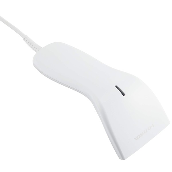IO Data USB Connection CCD Touch Type Barcode Reader White