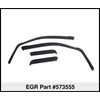 EGR 573555 Window Visors Full Set Truck Accessory With Smooth