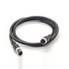 M12 12-Pin Connector PVC Sensor Cable, A Code Straight Male