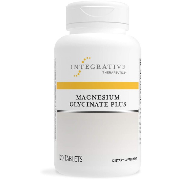 Integrative Therapeutics Magnesium Glycinate Plus - Supplement for Women & Men with Glycinate Chelate - Supports Cardiovascular & Heart Health* - Gluten Free - Dairy Free - Vegan - 120 Tablets