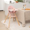 KOTEK Baby High Chair, 6 in 1 Convertible Wooden Highchair