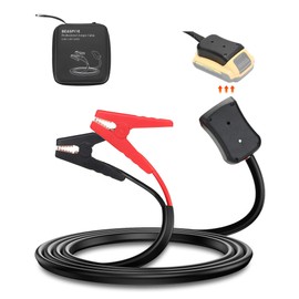 Beaspire Jumper Cables Adapter Compatible with De.Walt 18V/20V Battery, (5.9Ft x 8AWG) Portable Battery Jump Starter, Auto Booster Cable for Car Jump Starting Using Tool