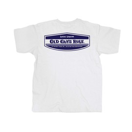 OLD GUYS RULE Men's Graphic T-Shirt, Local Legend - Gift for Dad, Grandpa, Husband, Father's Day, Birthday, Holiday - Funny Novelty Tee for a Legendary Man (White, Medium)
