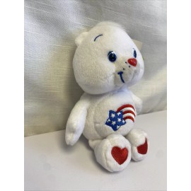 Care Bears 2003 8" America Care Bear NWT