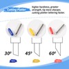 15 PCS 30/45/60 Degree Vinyl Cutter Carbide Blades with Blade