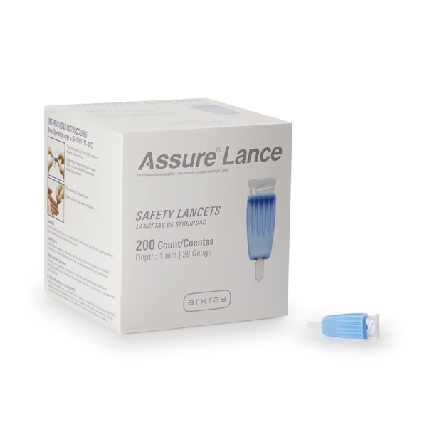 Arkray USA 980228 Assure Lance Micro Flow Safety Lancet, 28 Gauge (Pack of200)