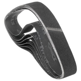 Kozelo 6 Pack Sanding Belts 2 x 42 Inch 80 Grit Silicon Carbide Abrasive Belt Sander Paper for Belt Sander Metal Grinding Wood Working Weld Rust Removal