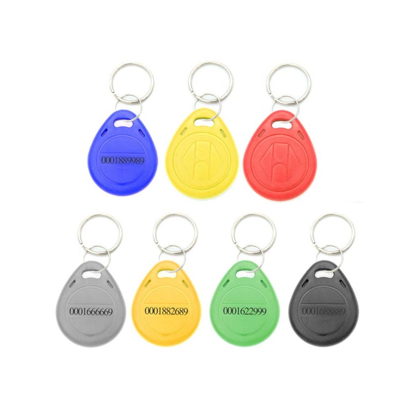 10 x Waterproof Key Fob Writeable / Readable / Static