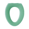 Oka Royal Collection Arts O-Shaped Dedicated Toilet Seat Cover, Green