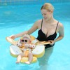 Mambobaby Float with Canopy & Tail Baby Pool Float Non-Inflatable