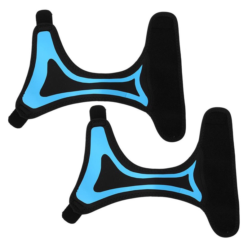 Ankle Support Brace Protector Adjustable Foot Achilles Strap Bandage Blue
