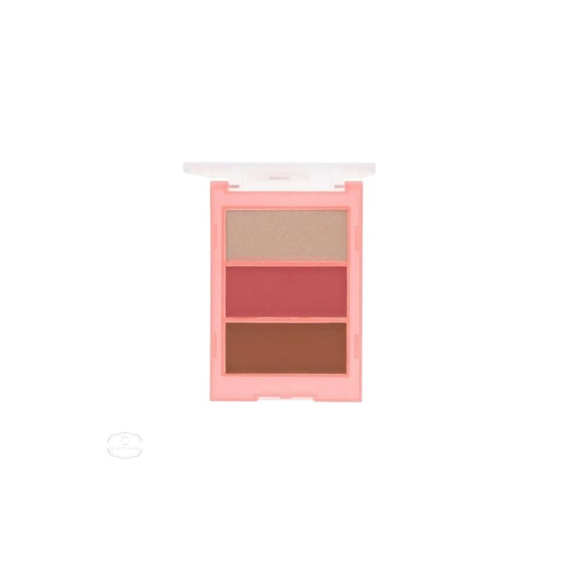 Sunkissed Mellow Auro Makeup Palette with Highlighter, Blush, and Bronzer