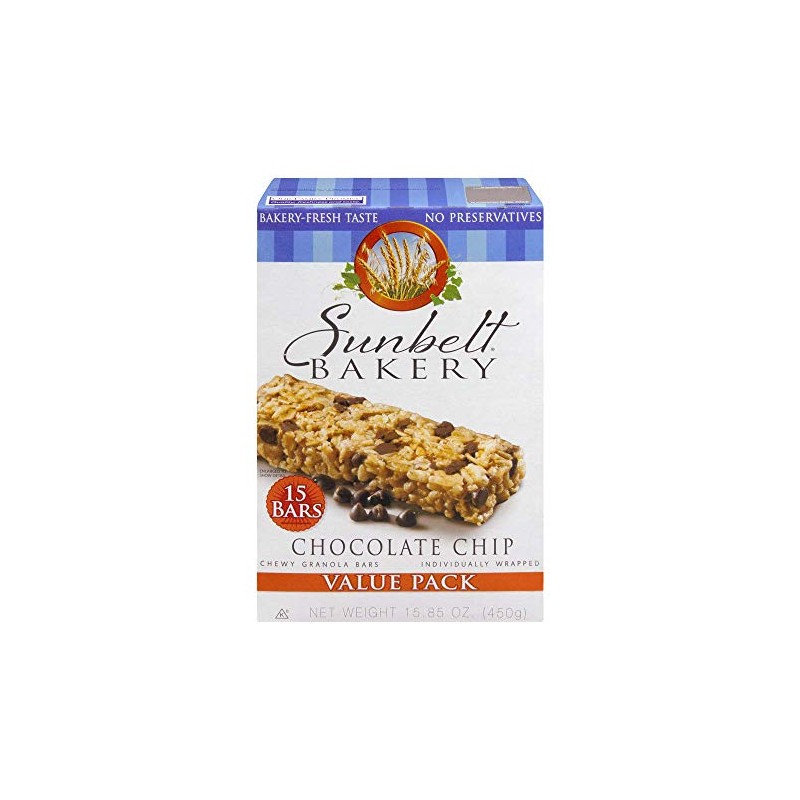 Sunbelt | Chocolate Chip Chewy Bar | Value Pack |