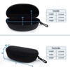 ZONLY 6 Pack Sunglasses Case Portable Travel Zipper Eyeglasses Case